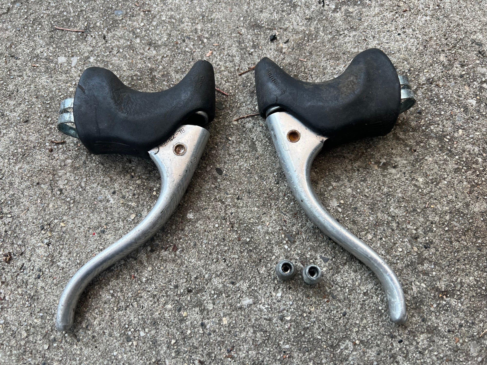 Shimano Z Series BL-Z325 Brake Levers Drop Bar Road Bike Vintage Silver