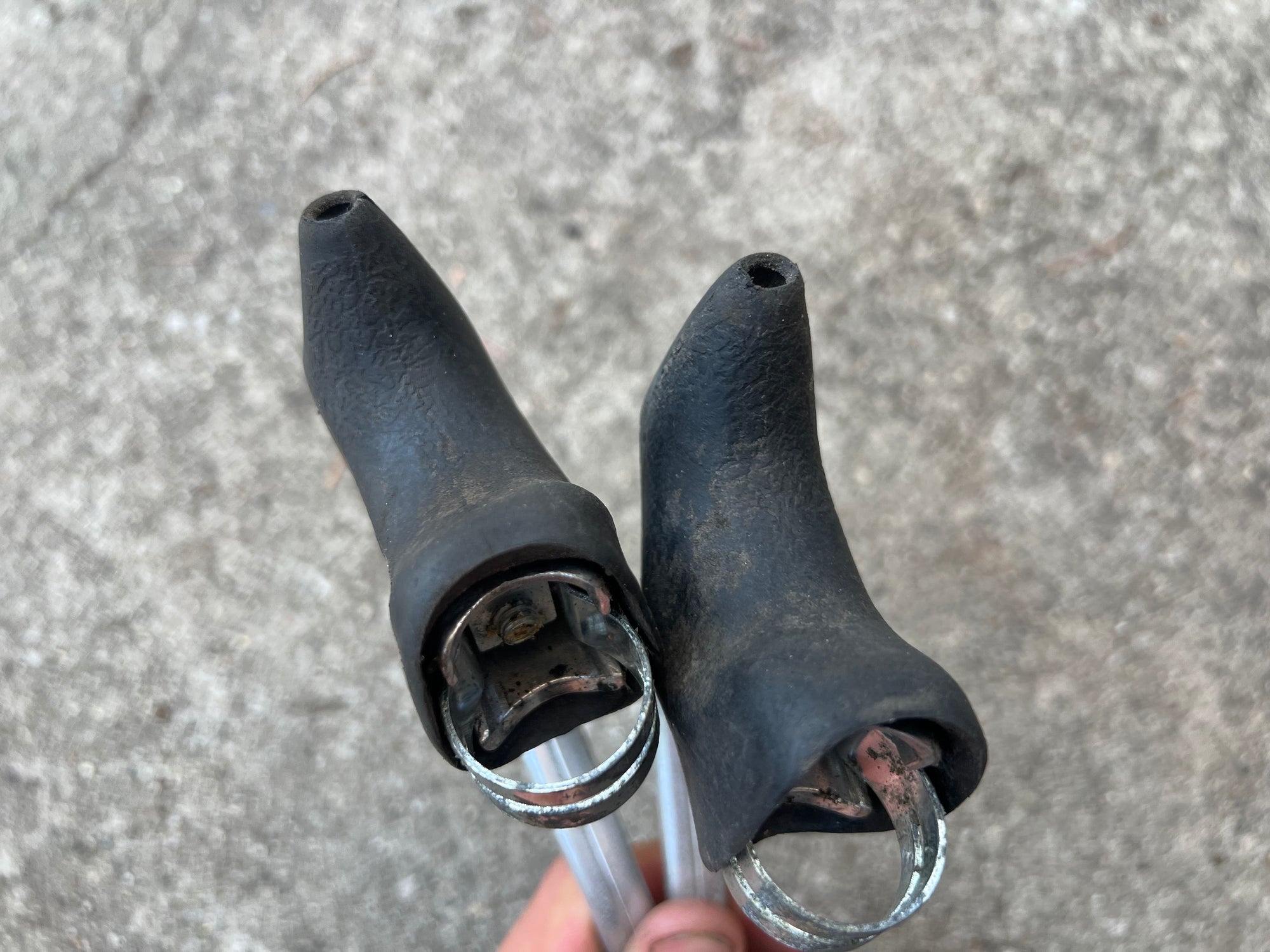 Shimano Z Series BL-Z325 Brake Levers Drop Bar Road Bike Vintage Silver