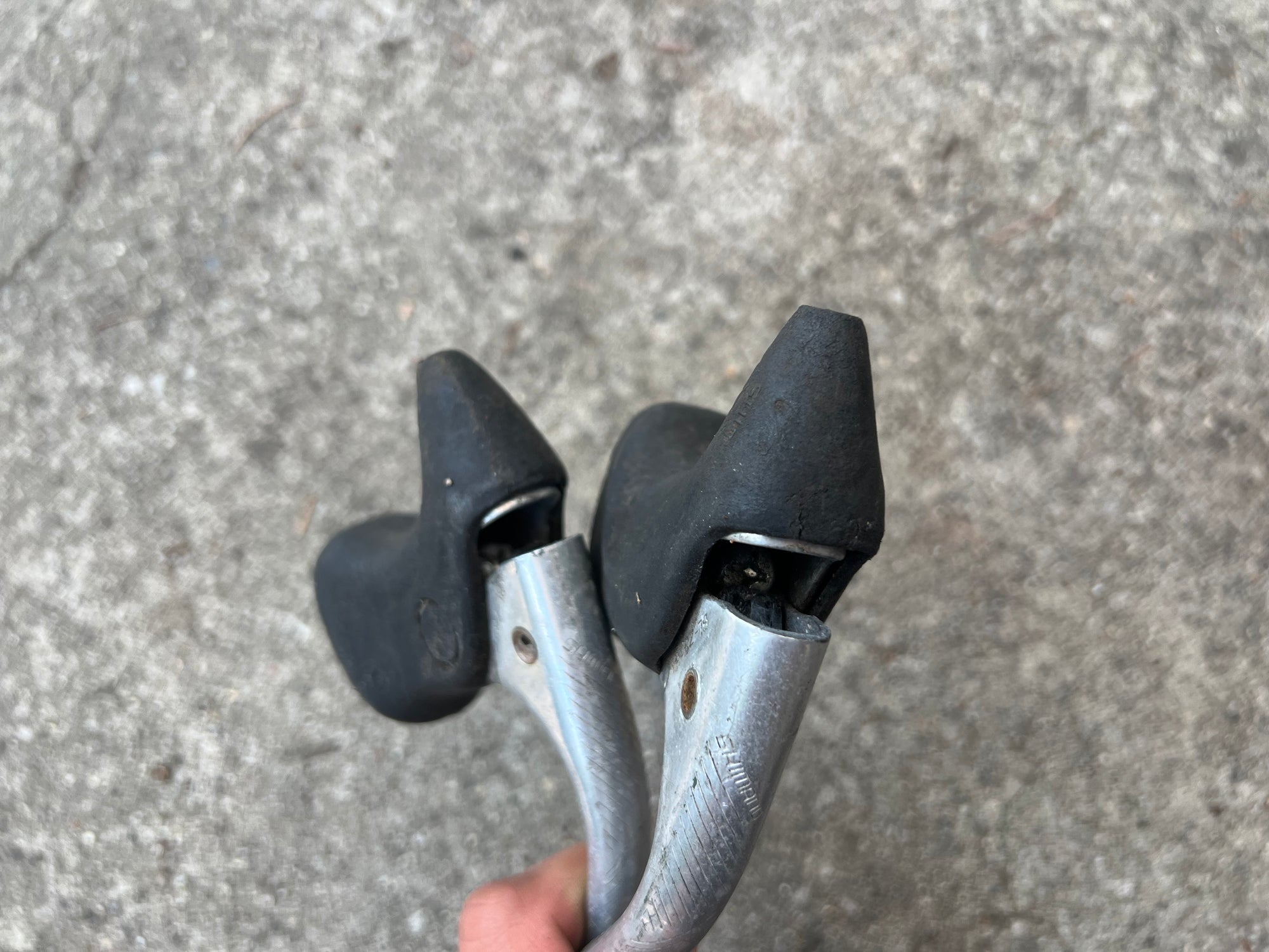Shimano Z Series BL-Z325 Brake Levers Drop Bar Road Bike Vintage Silver