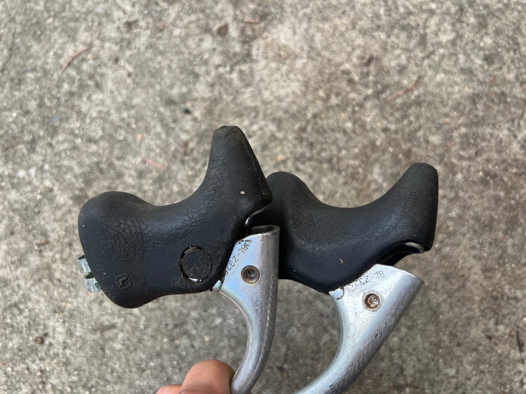 Shimano Z Series BL-Z325 Brake Levers Drop Bar Road Bike Vintage Silver